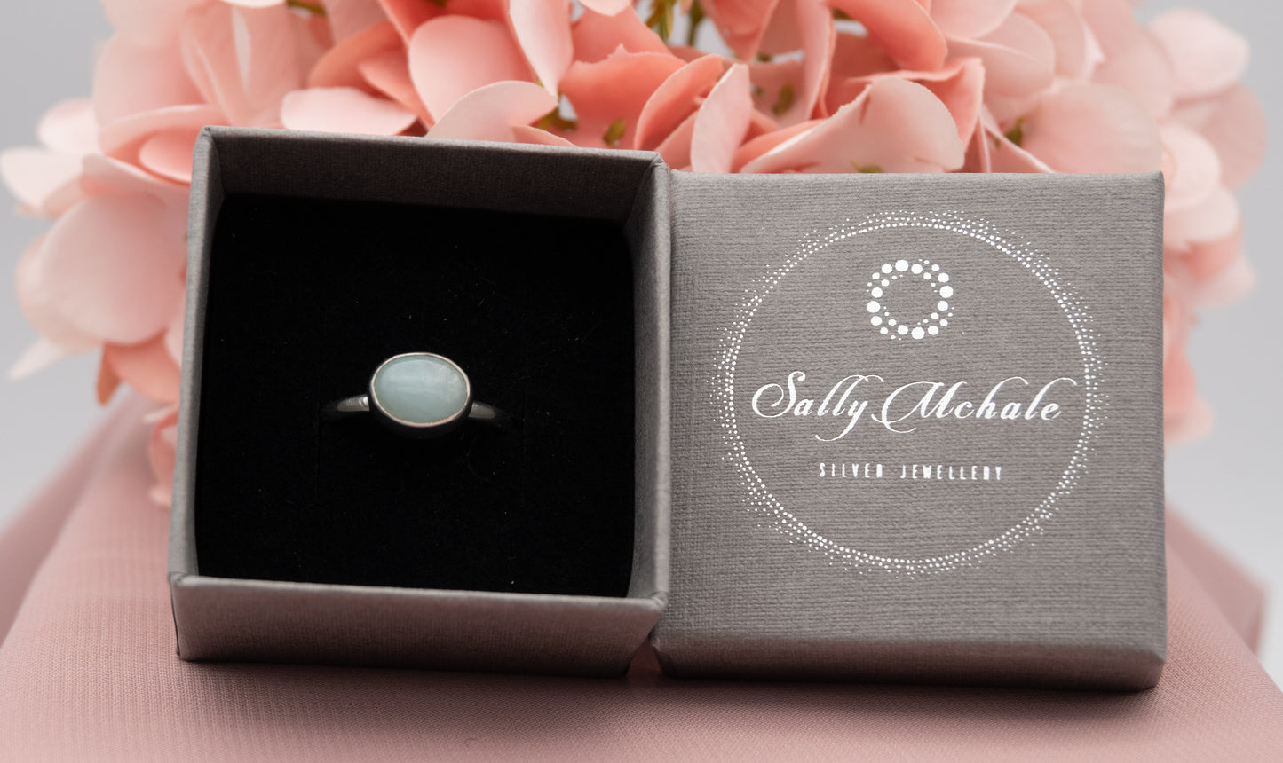 Amazonite Ring, Size O