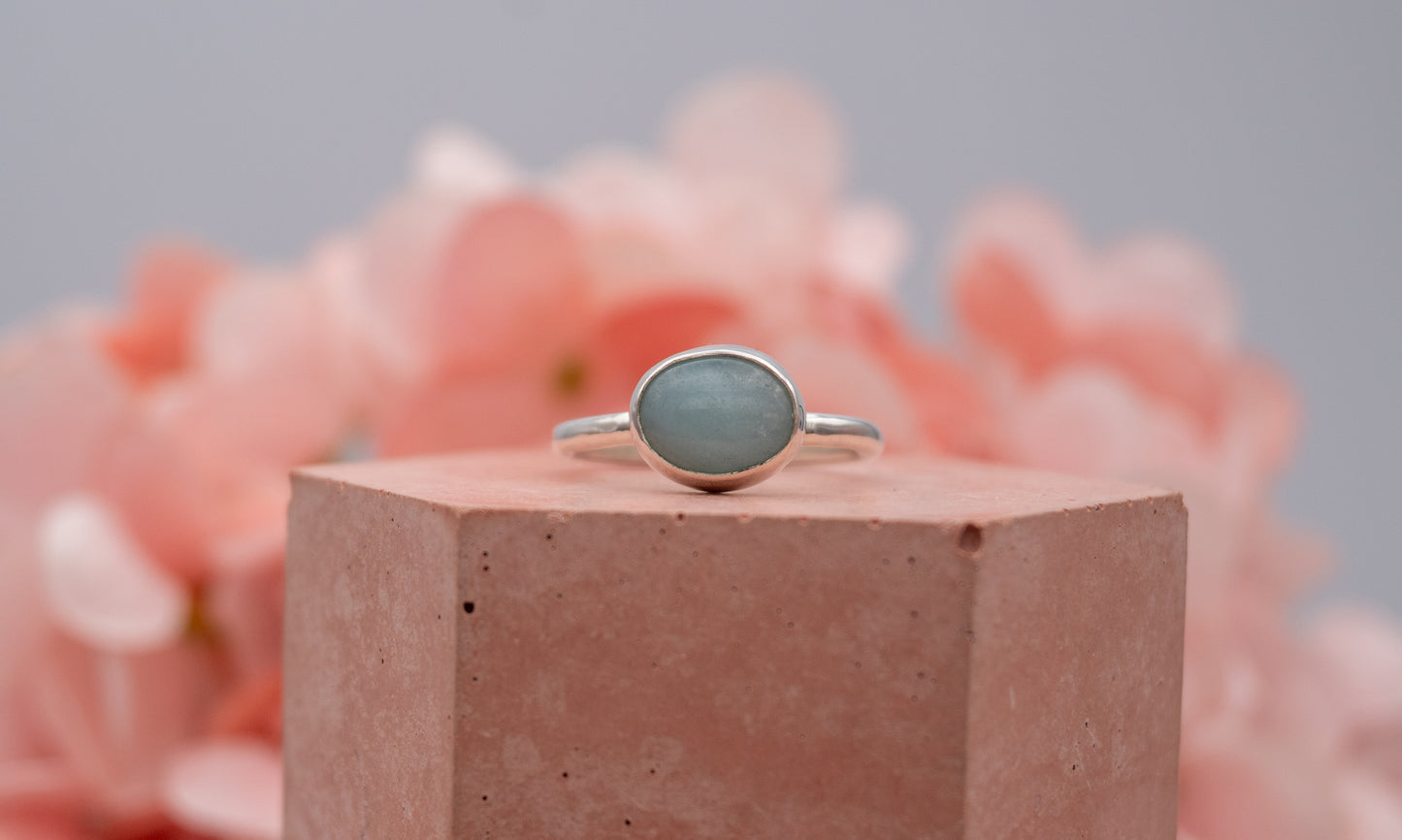 Amazonite Ring, Size O