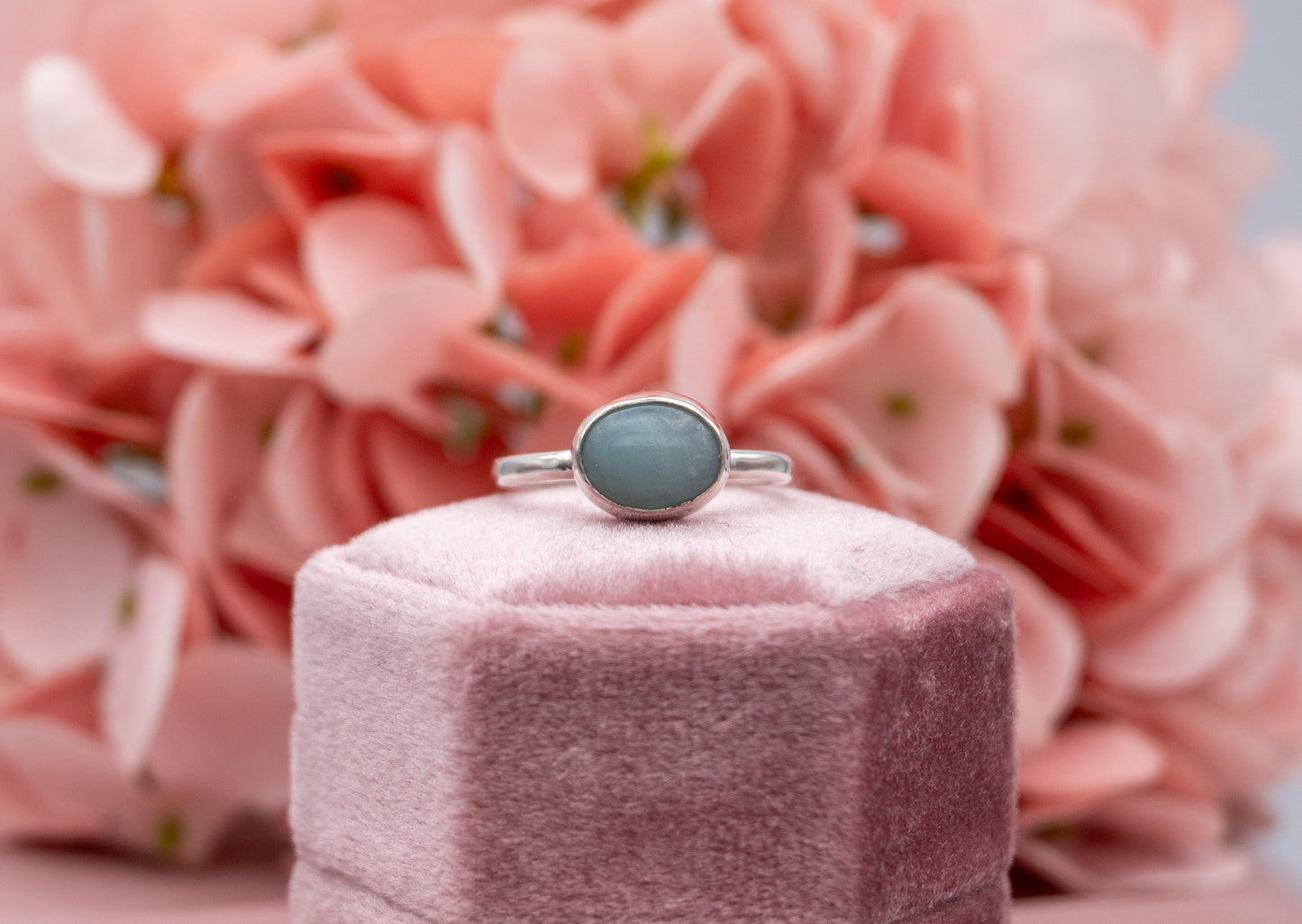 Amazonite Ring, Size O