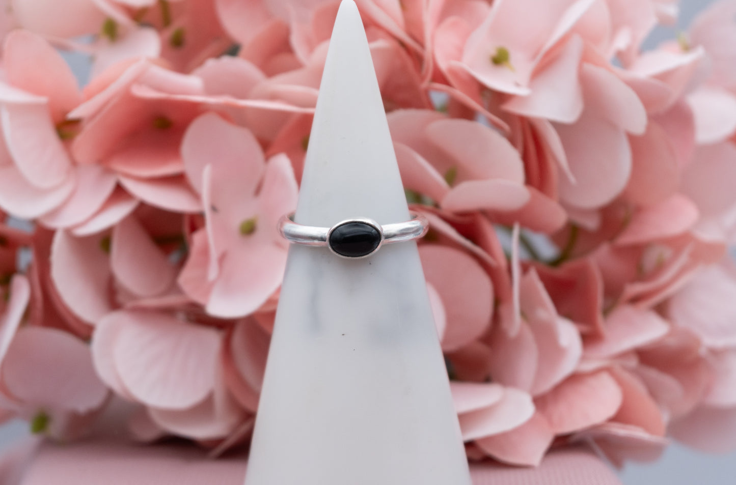 Black Onyx Ring Size P