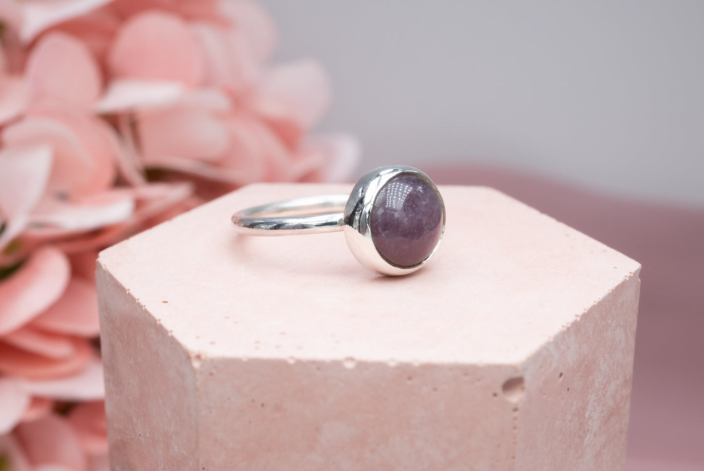 Electric Spar Purple Ring Size N