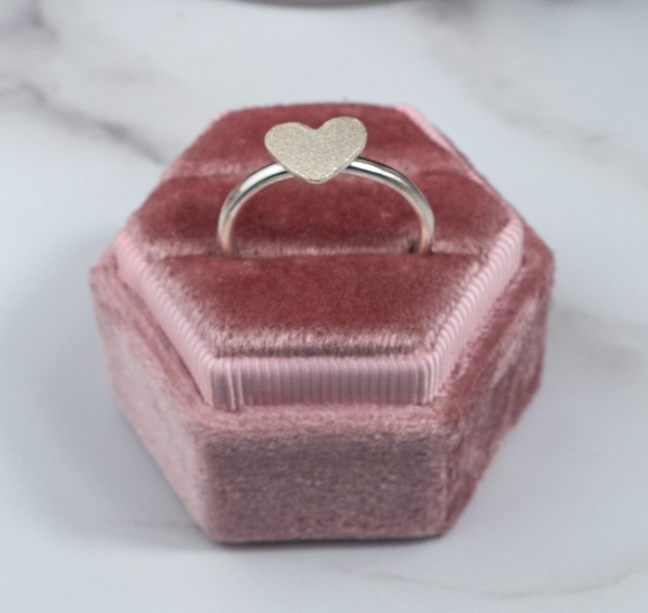 Heart Ring Size P