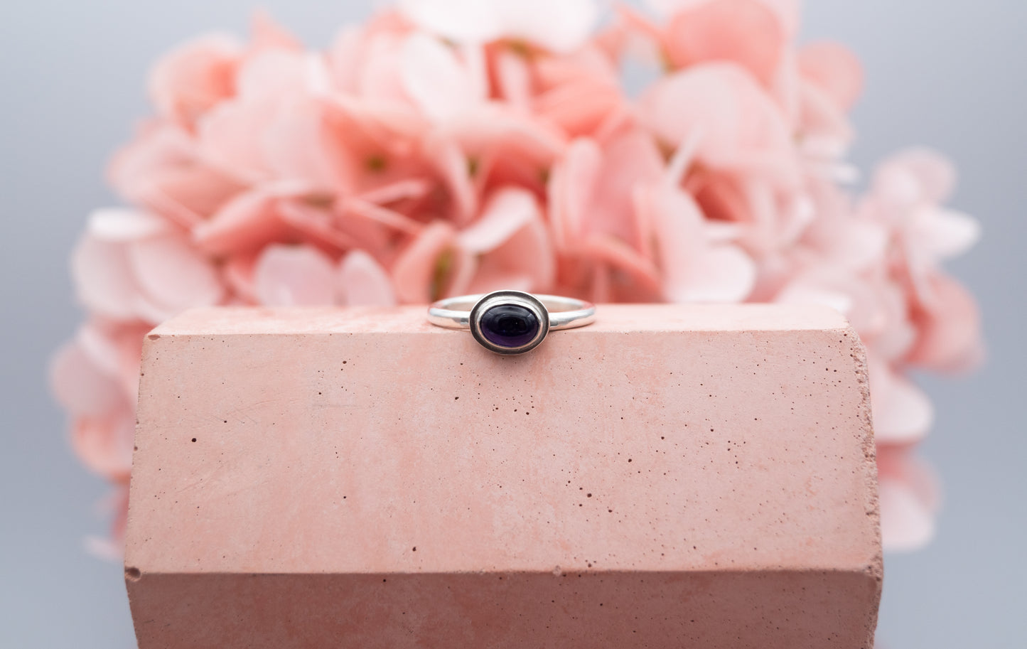 Indian Amethyst Ring, Size N