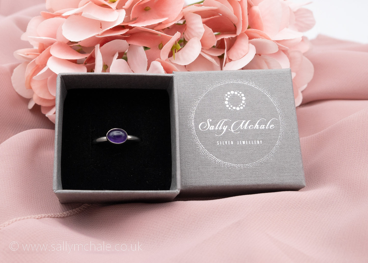 Indian Amethyst Ring Size Q