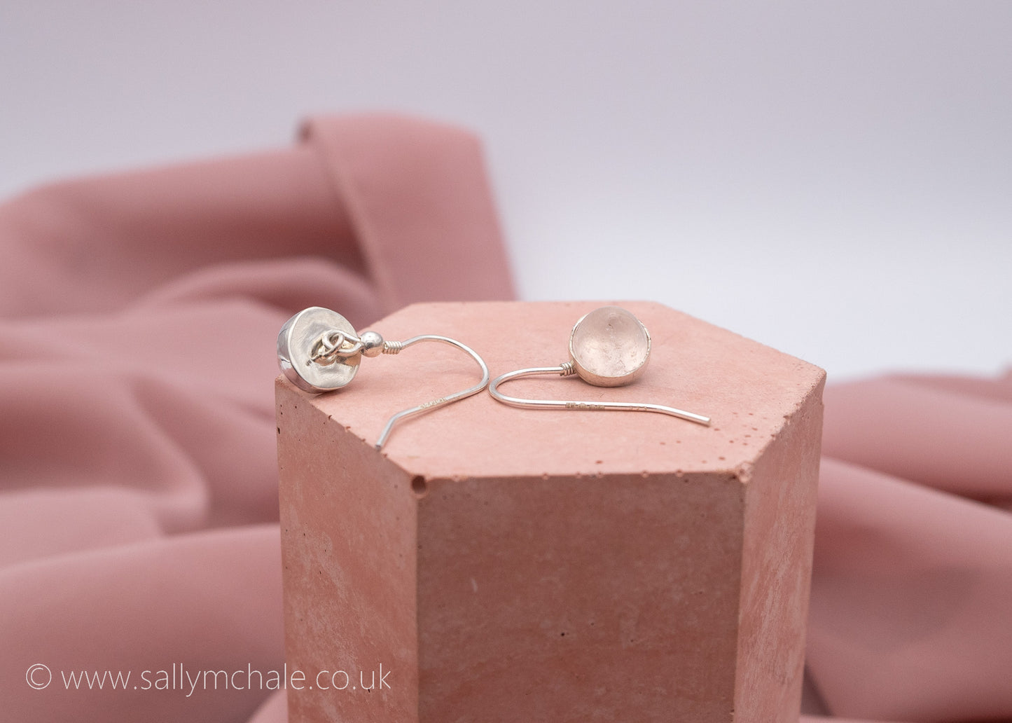 Rose Quartz Earrings