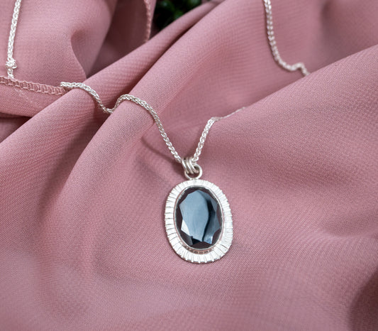 Silver Hermatine Necklace